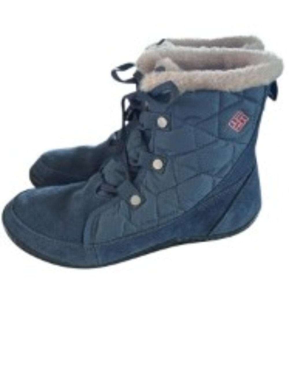 Columbia Blue Powder Summit Shorty Winter Boot 9.5